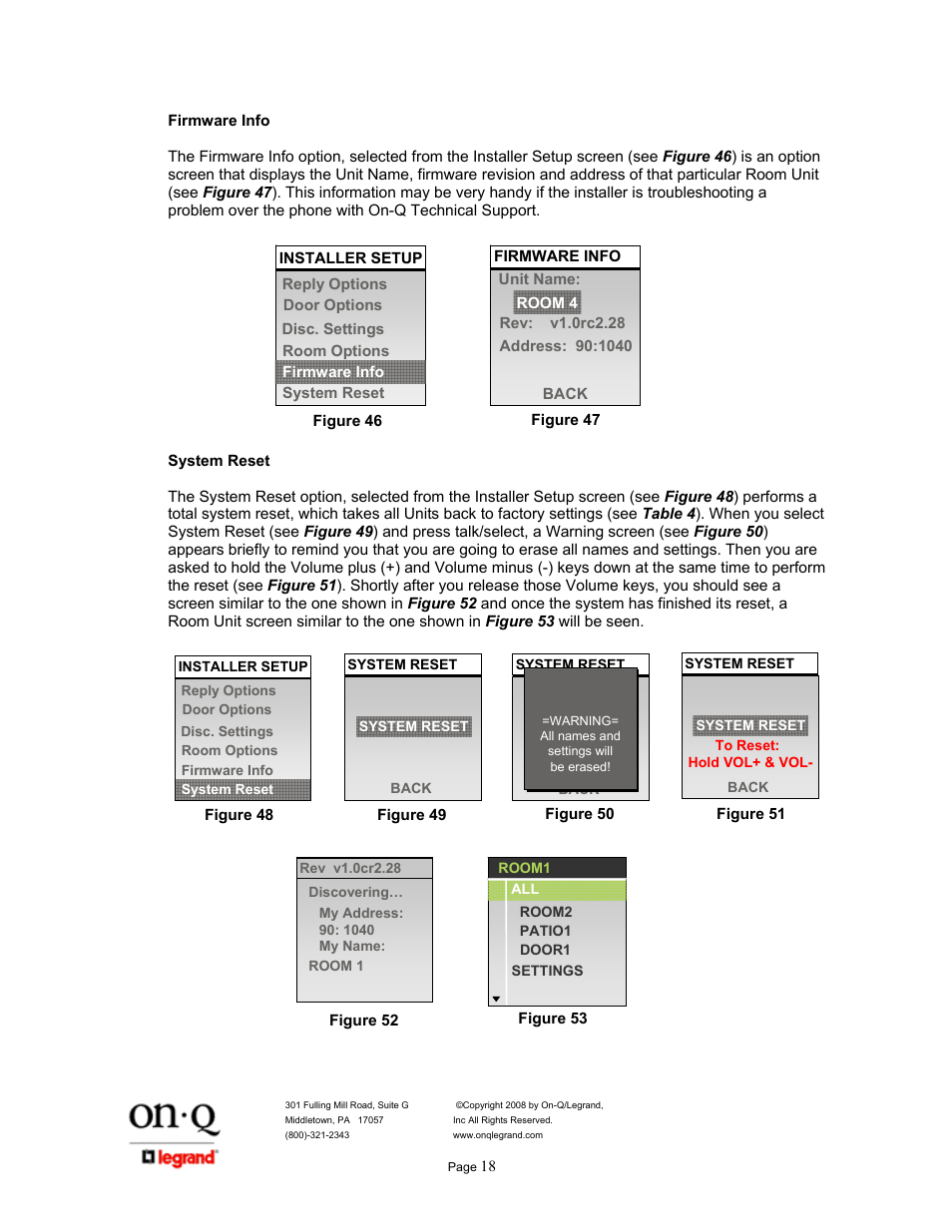 Legrand IC5400 User Manual | Page 22 / 26