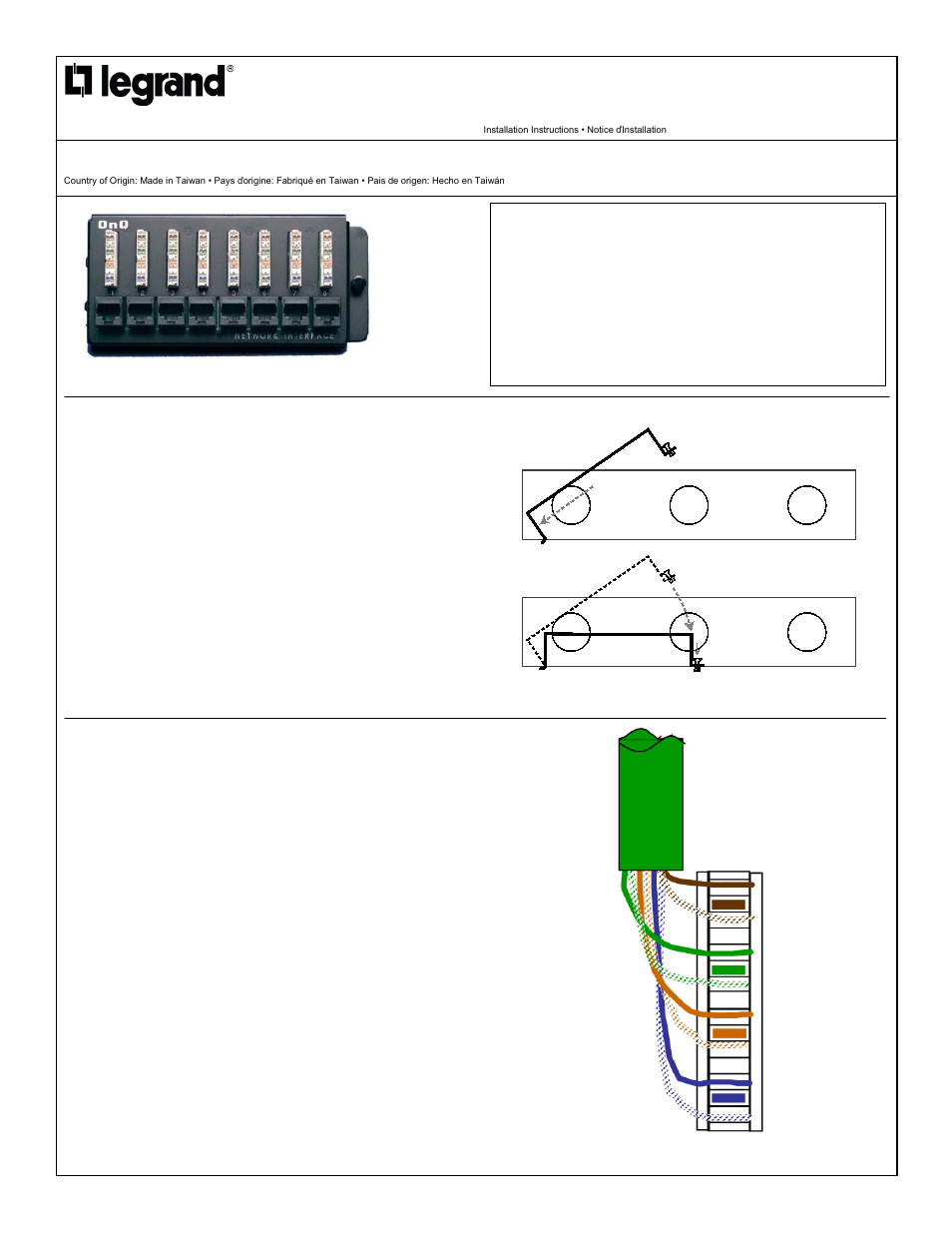 Legrand 363486-01 User Manual | 2 pages