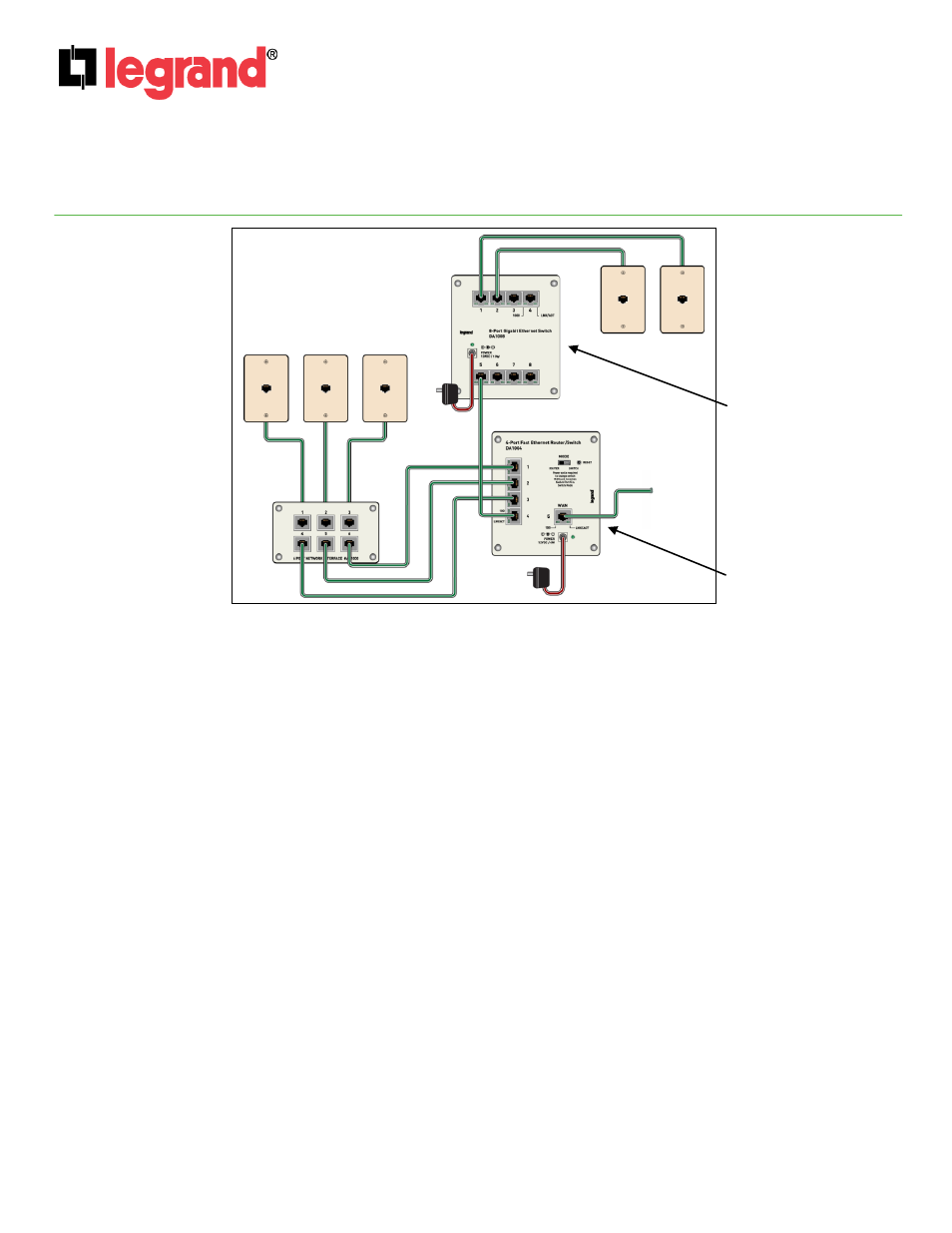 Is-0396 rev. b | Legrand DA1008 User Manual | Page 2 / 6