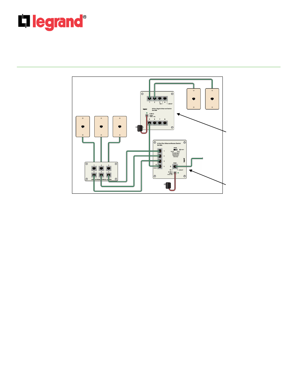 Is-0396 rev. b | Legrand DA1008 User Manual | Page 6 / 6