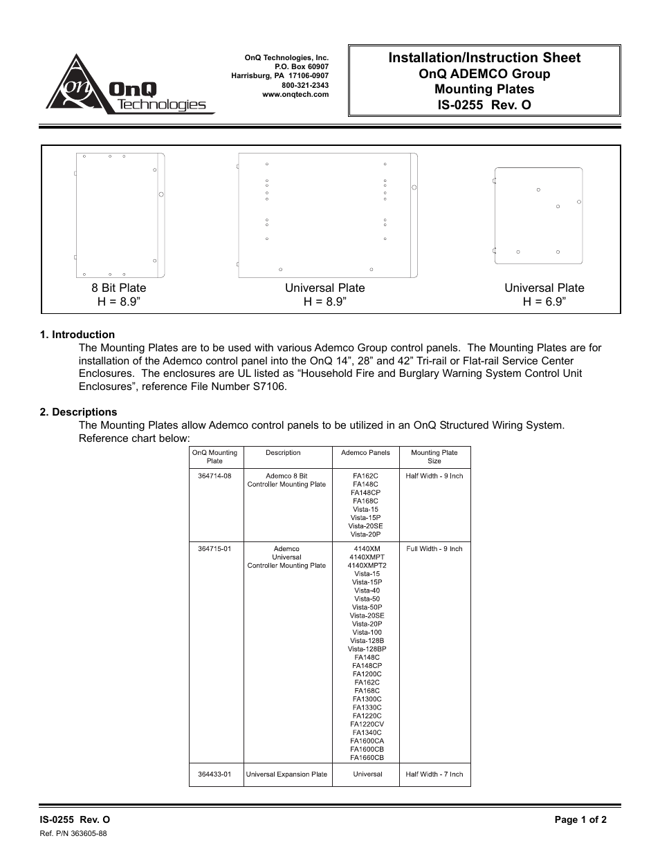 Legrand 364714-08 User Manual | 2 pages