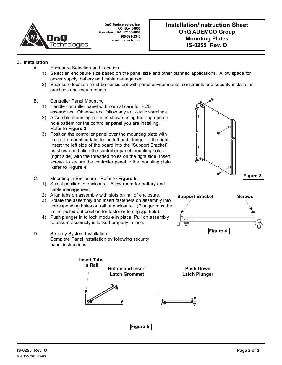 Installation/instruction sheet | Legrand 364714-08 User Manual | Page 2 / 2