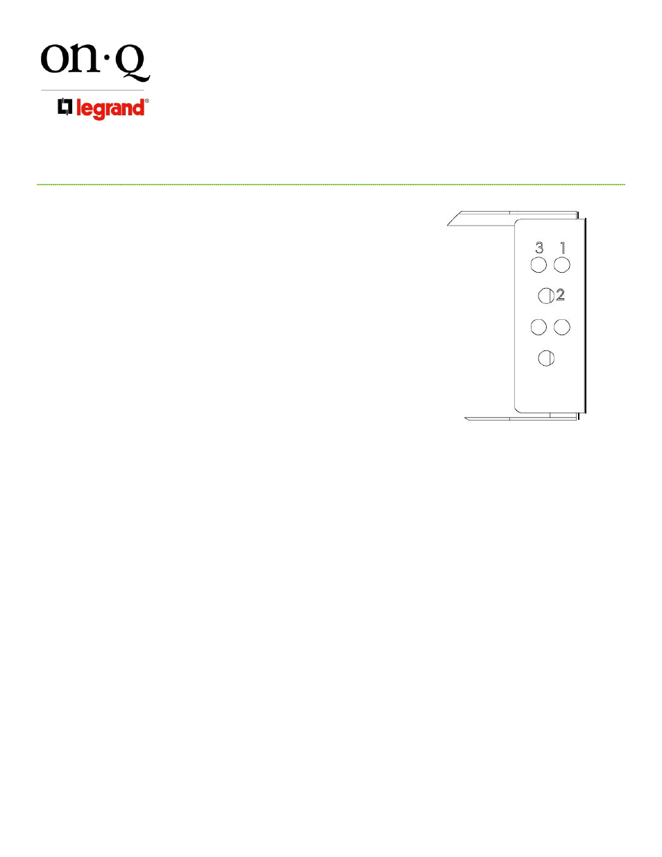 Is-0411 rev. o | Legrand F7510 User Manual | Page 2 / 2