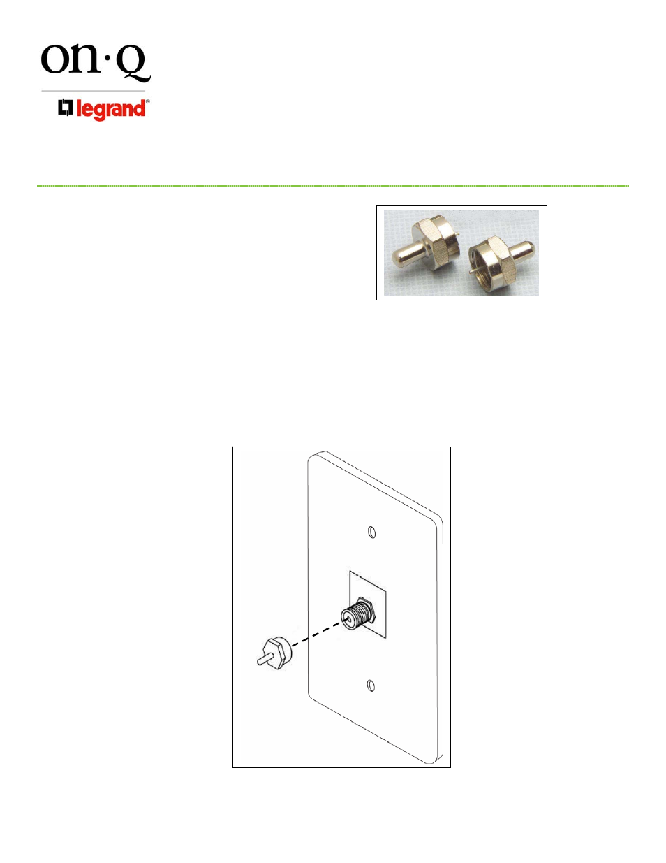 Legrand 364412-01 User Manual | 1 page