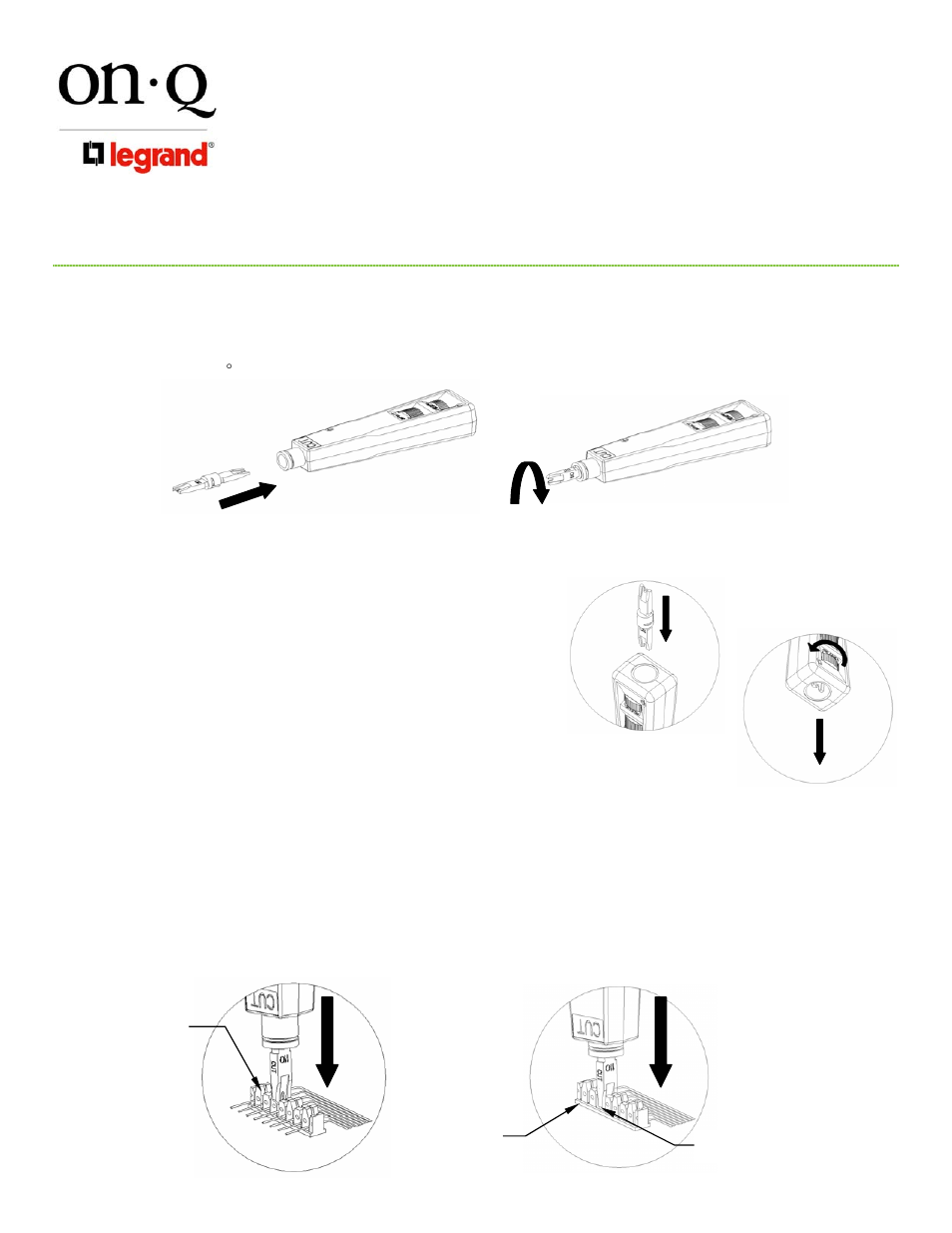 Instruction/installation sheet | Legrand 363293-01 User Manual | Page 2 / 2