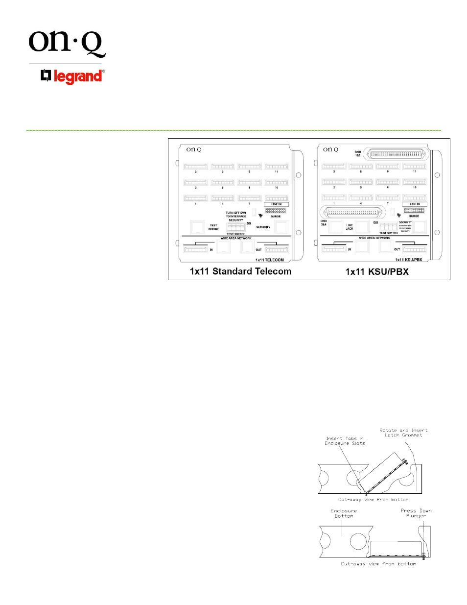 Legrand 363484-01 User Manual | 2 pages