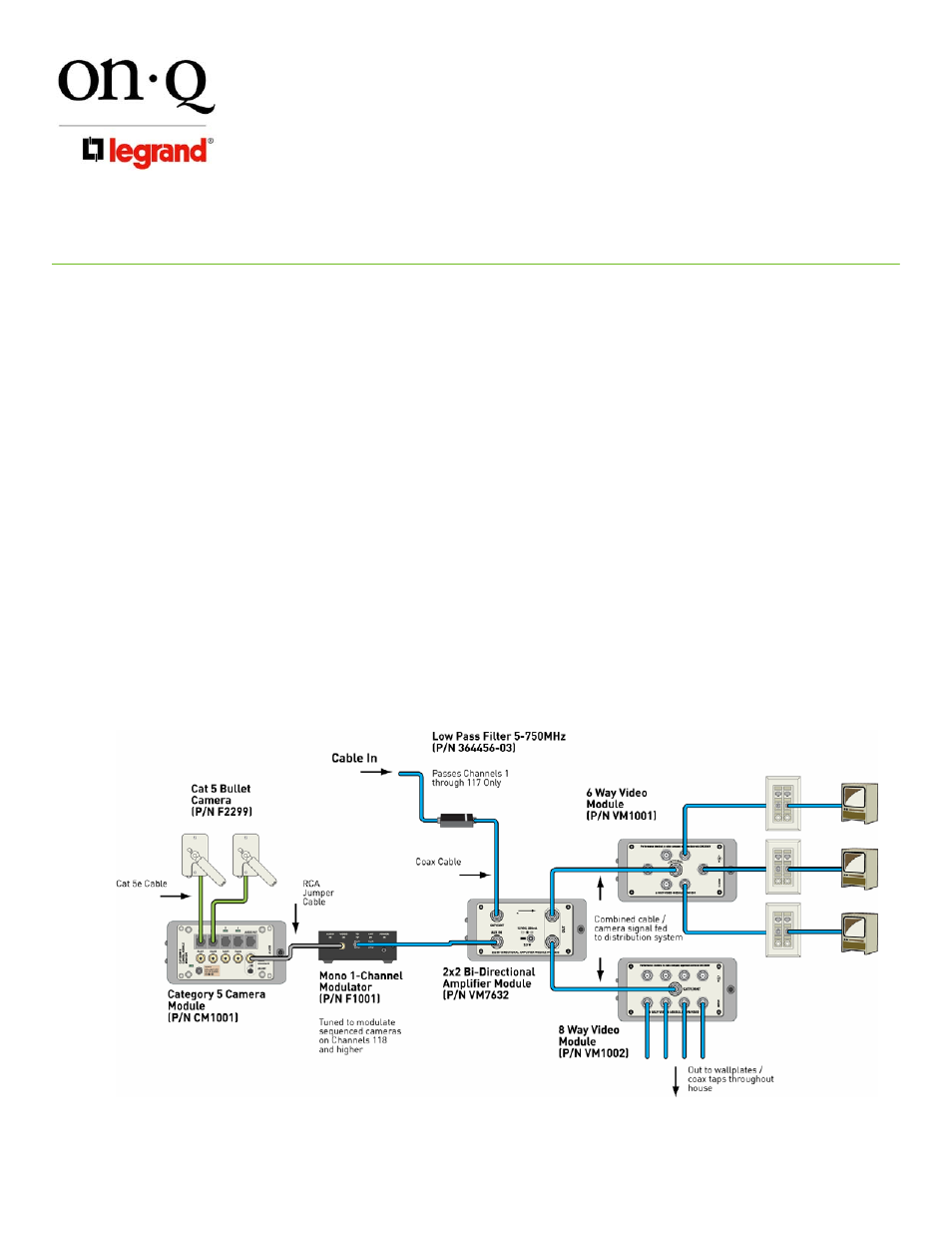 Is-0345 rev. b | Legrand VM7632 User Manual | Page 2 / 2