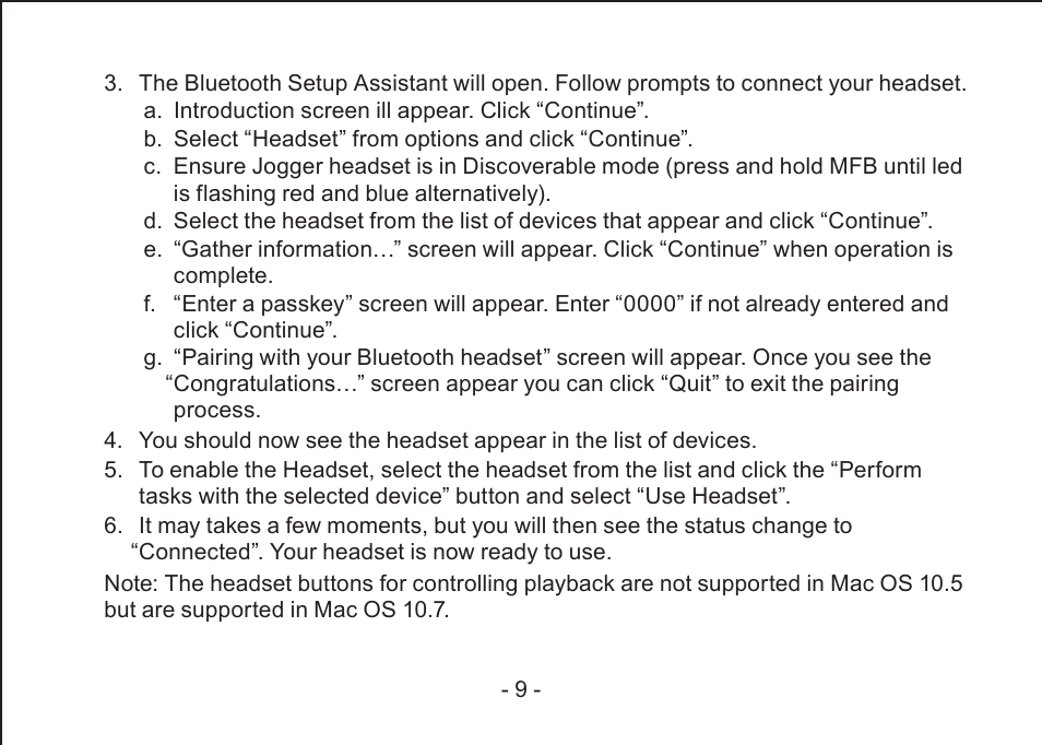 LEI Electronics PLJOGBK User Manual | Page 10 / 16