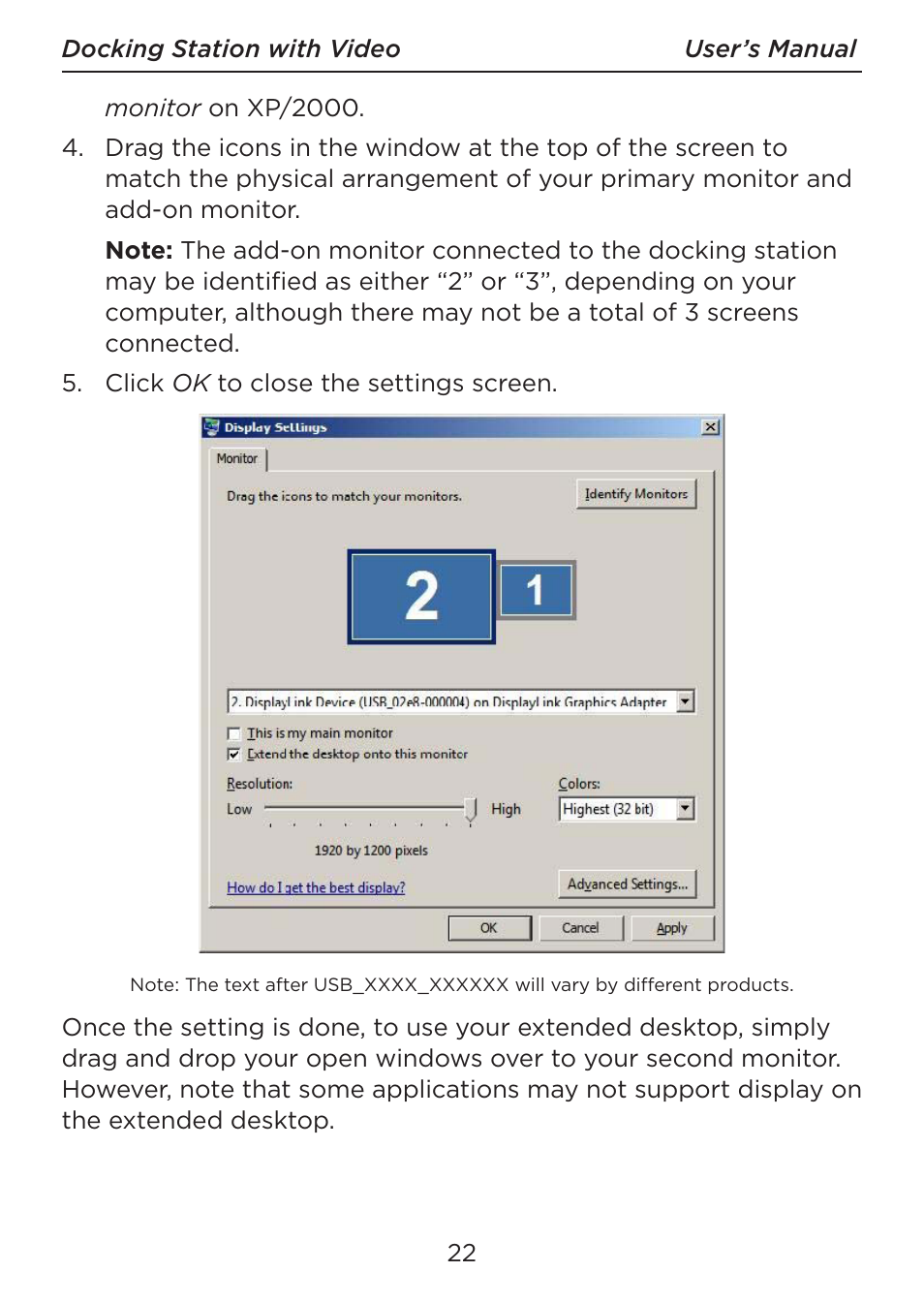 LEI Electronics TXDOCK User Manual | Page 22 / 34