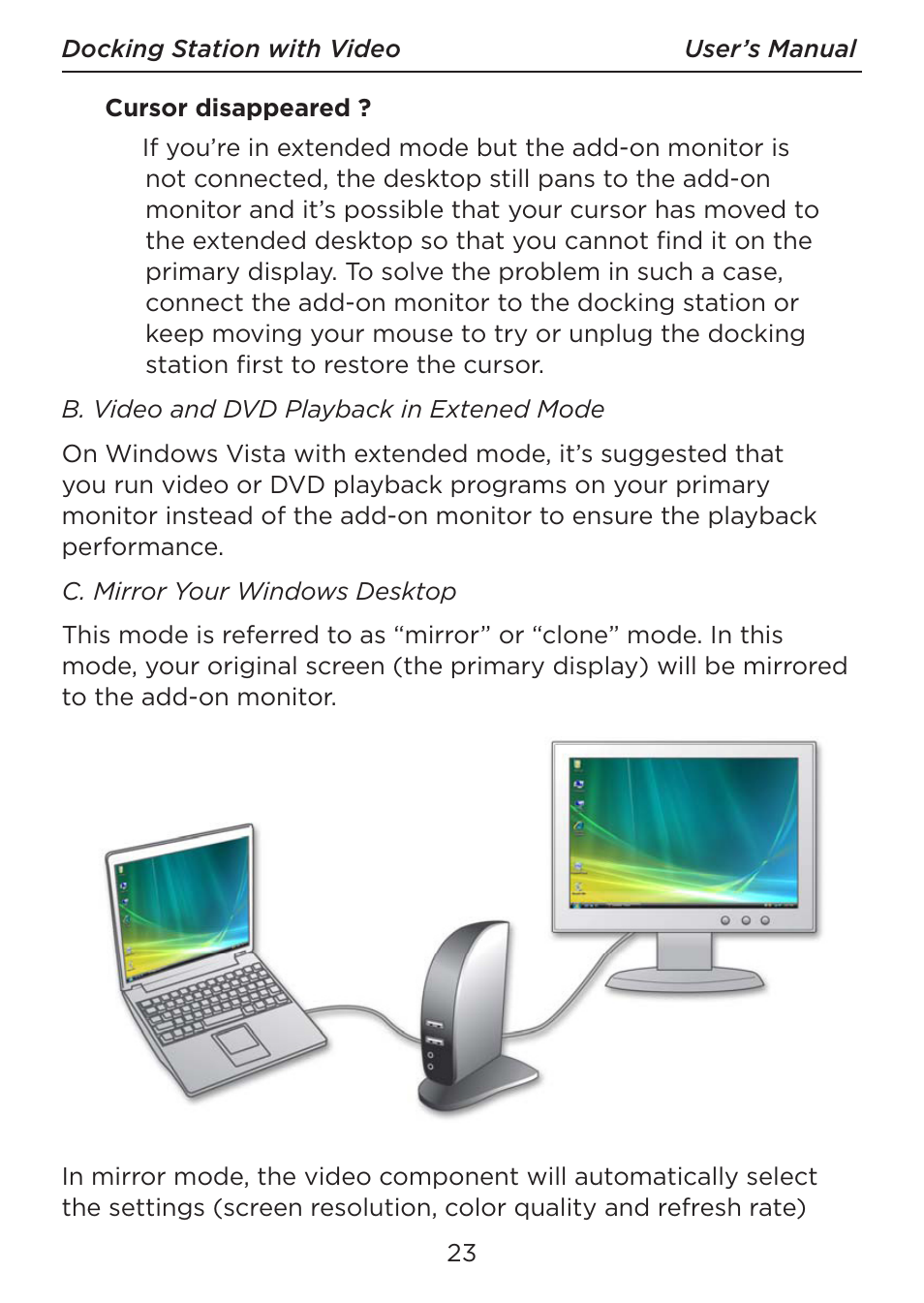 LEI Electronics TXDOCK User Manual | Page 23 / 34