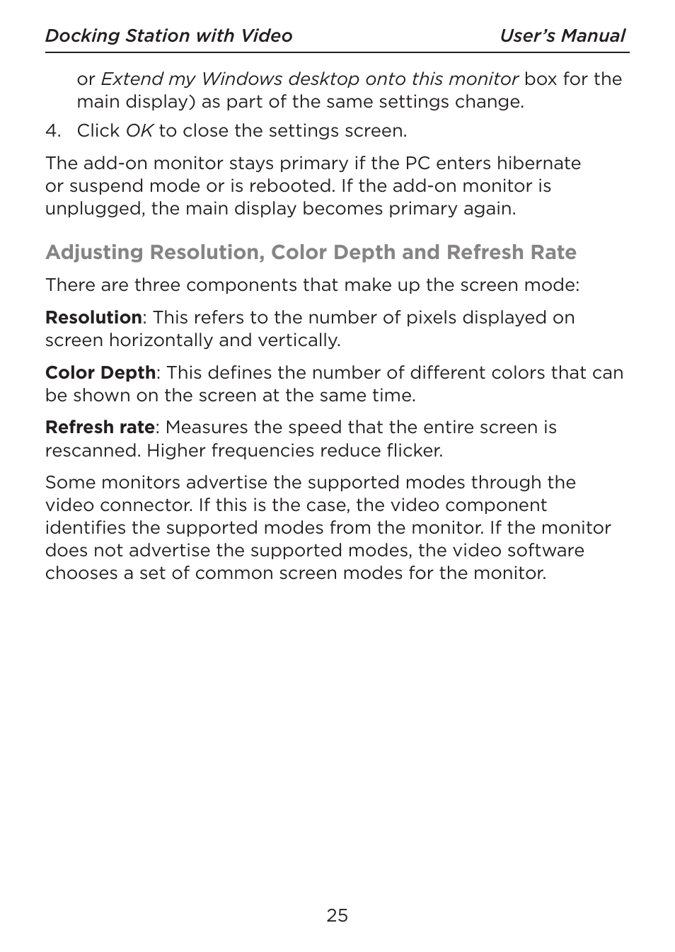 LEI Electronics TXDOCK User Manual | Page 25 / 34