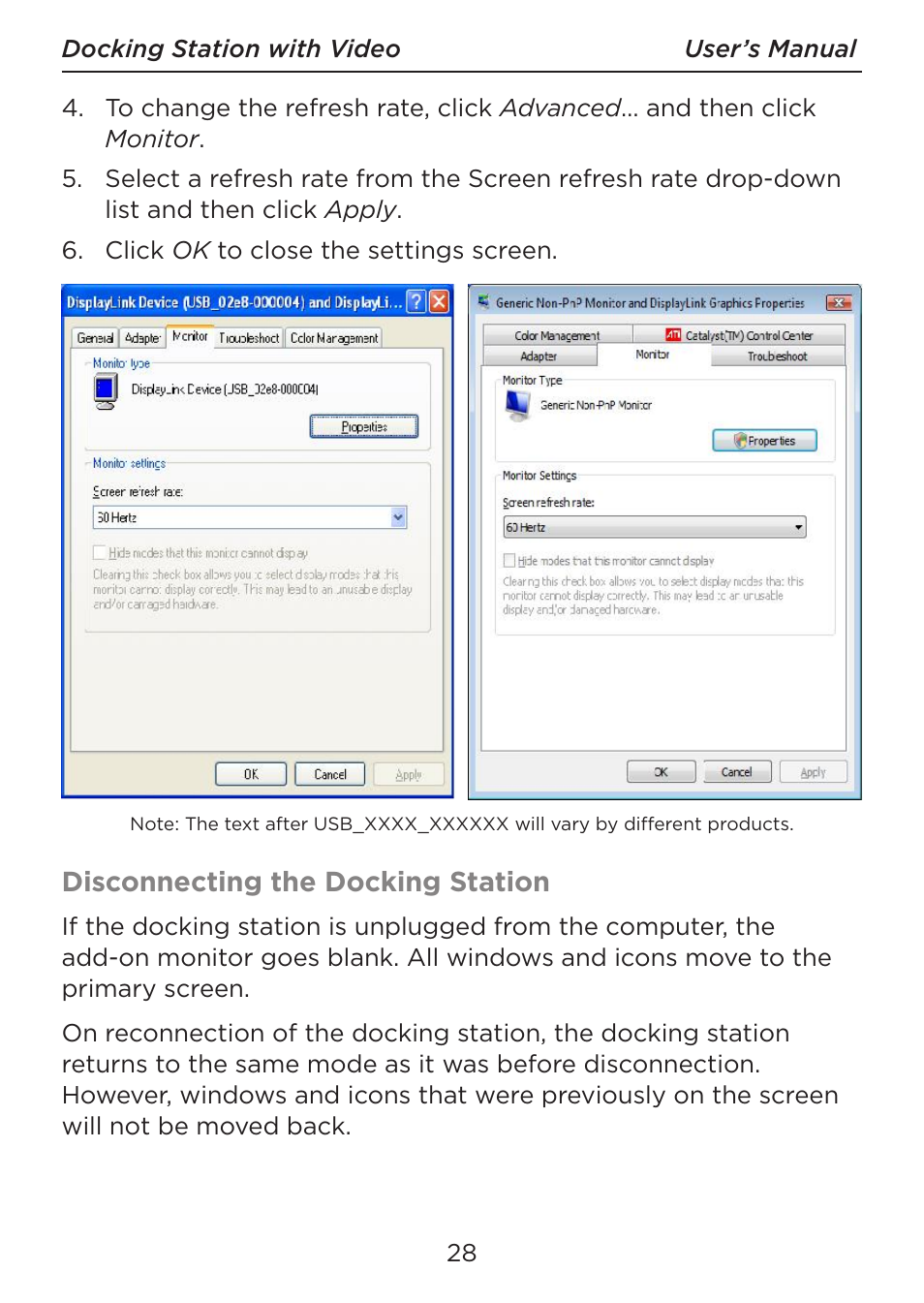 LEI Electronics TXDOCK User Manual | Page 28 / 34
