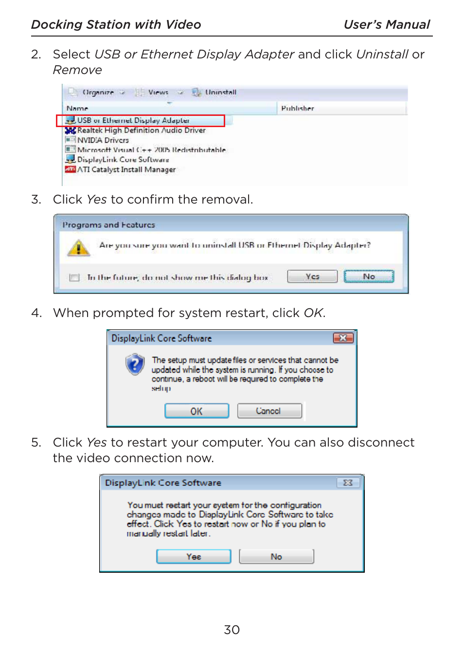 LEI Electronics TXDOCK User Manual | Page 30 / 34