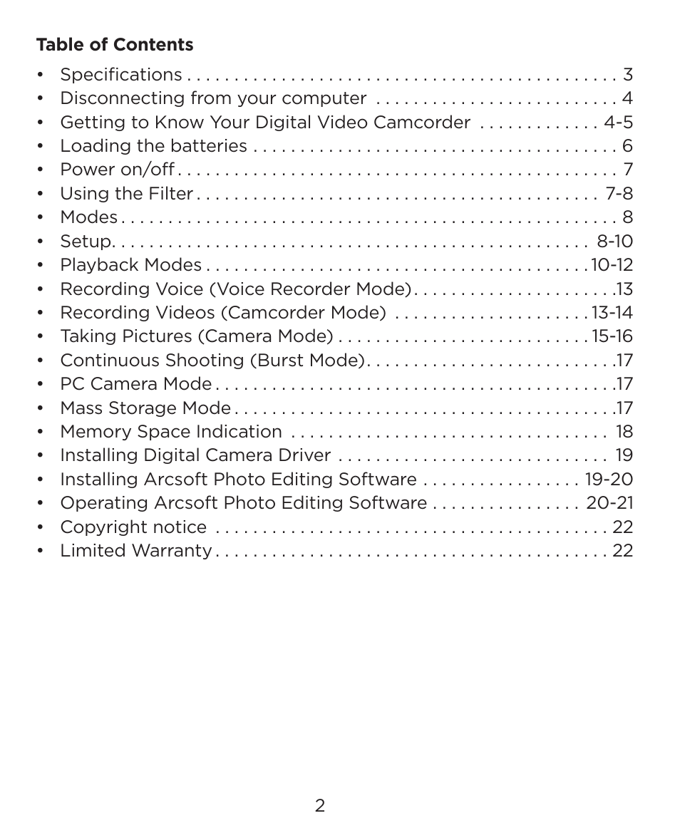 LEI Electronics PTDVNT User Manual | Page 2 / 22