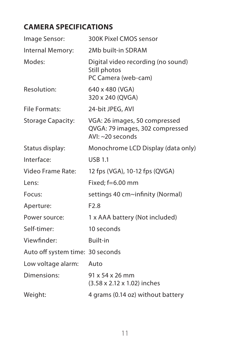 LEI Electronics TXGCDIG User Manual | Page 11 / 12