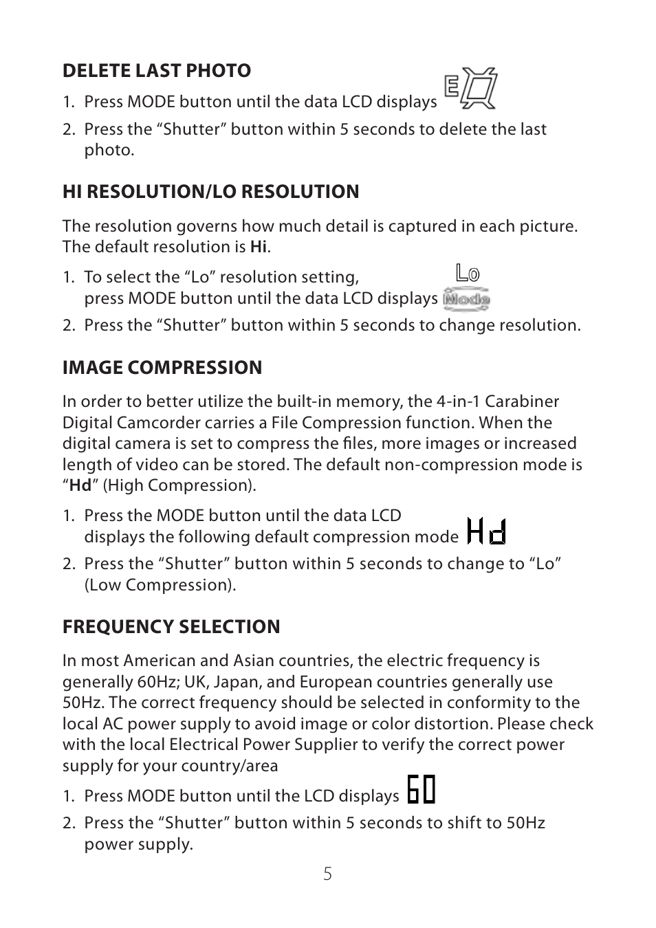 LEI Electronics TXGCDIG User Manual | Page 5 / 12