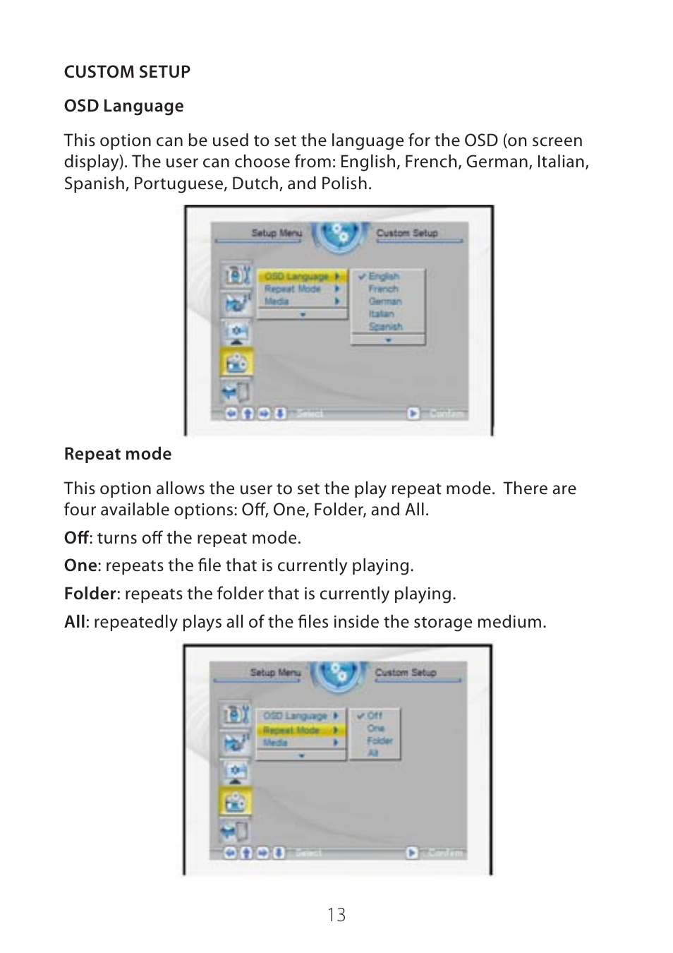 LEI Electronics TXDPF9 User Manual | Page 13 / 25