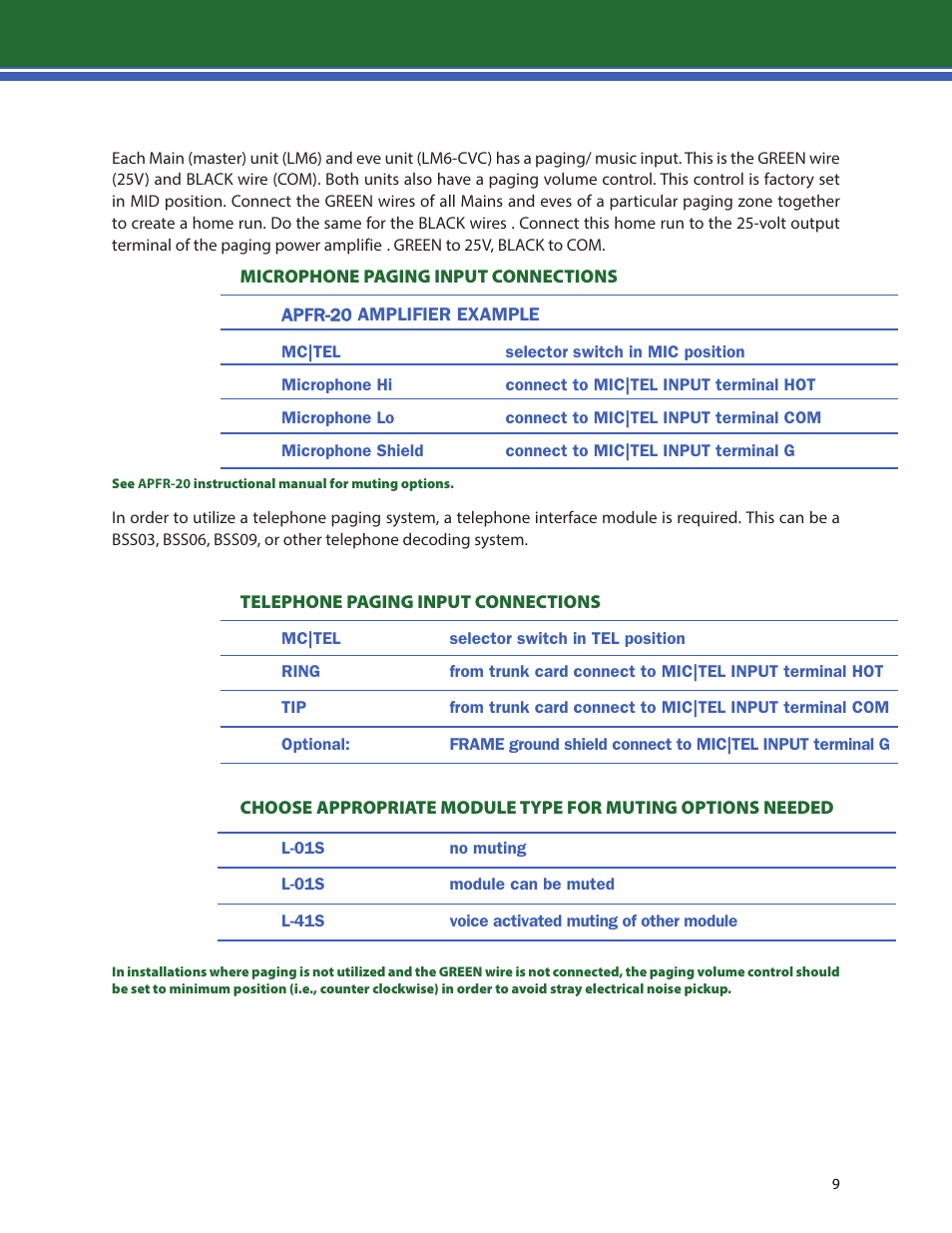 Lencore Spectra Classic: Installation and Operations Manual User Manual | Page 11 / 27