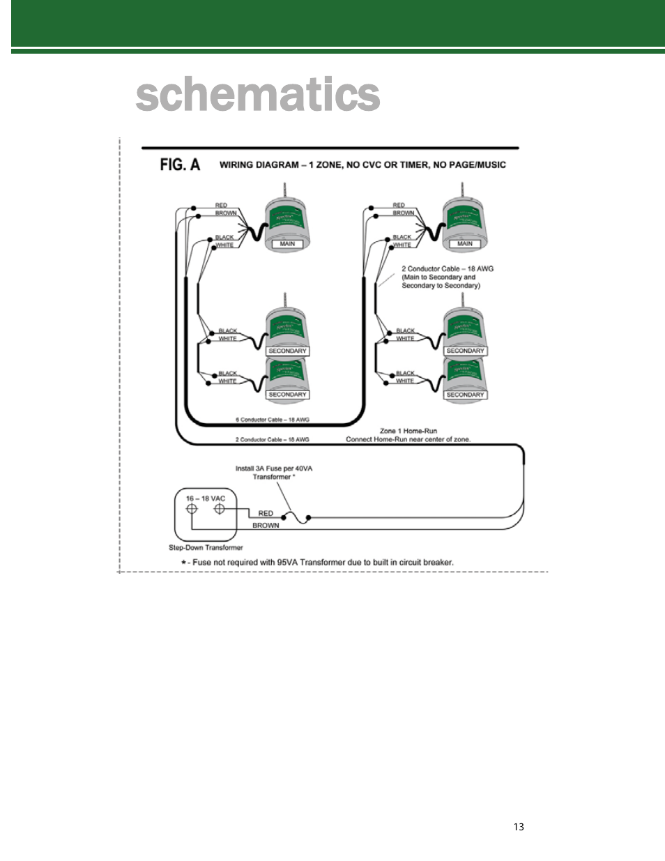 Schematics | Lencore Spectra Classic: Installation and Operations Manual User Manual | Page 15 / 27