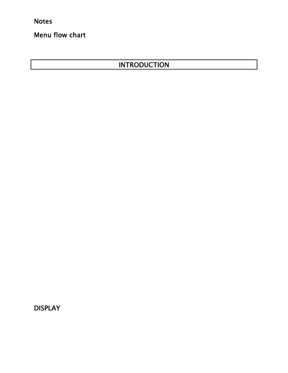 Introduction, Display | Lencore Spectra Classic: LP-2 User Manual | Page 3 / 17