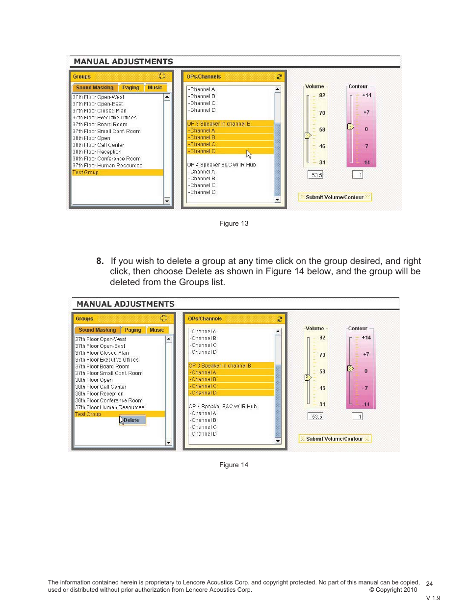 Lencore Spectra i.Net: Sound Manager User Manual | Page 27 / 55