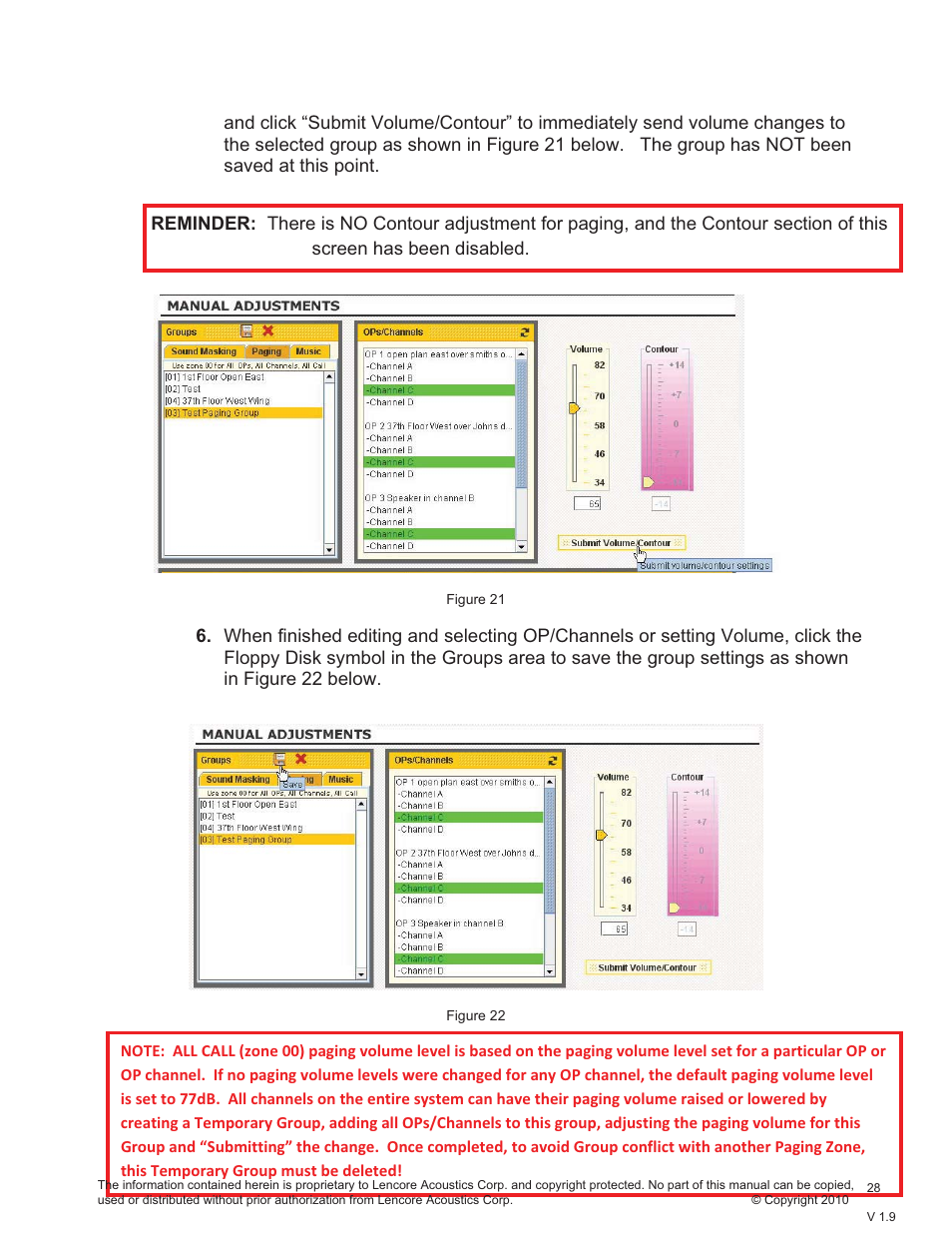 Lencore Spectra i.Net: Sound Manager User Manual | Page 31 / 55