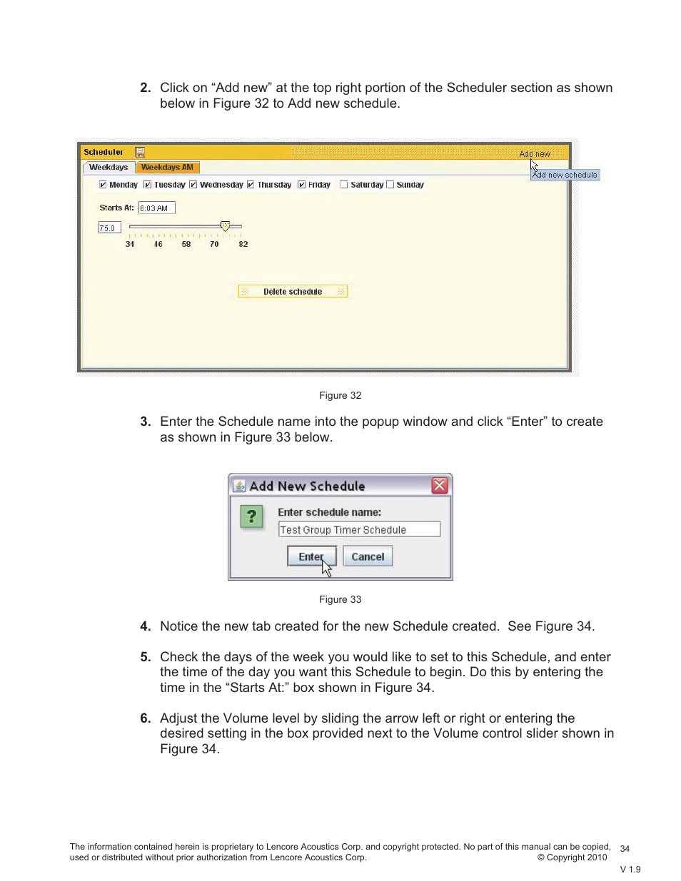 Lencore Spectra i.Net: Sound Manager User Manual | Page 37 / 55