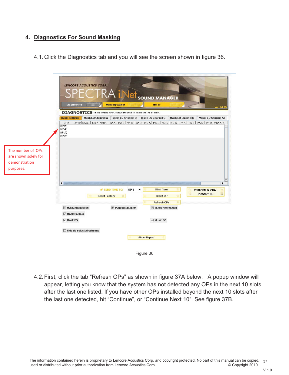 Lencore Spectra i.Net: Sound Manager User Manual | Page 40 / 55
