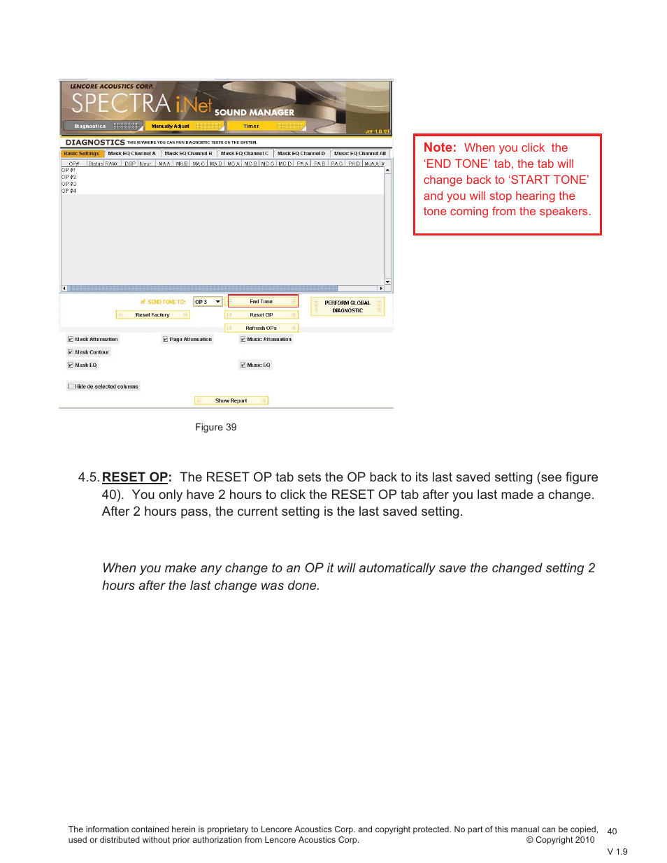 Lencore Spectra i.Net: Sound Manager User Manual | Page 43 / 55