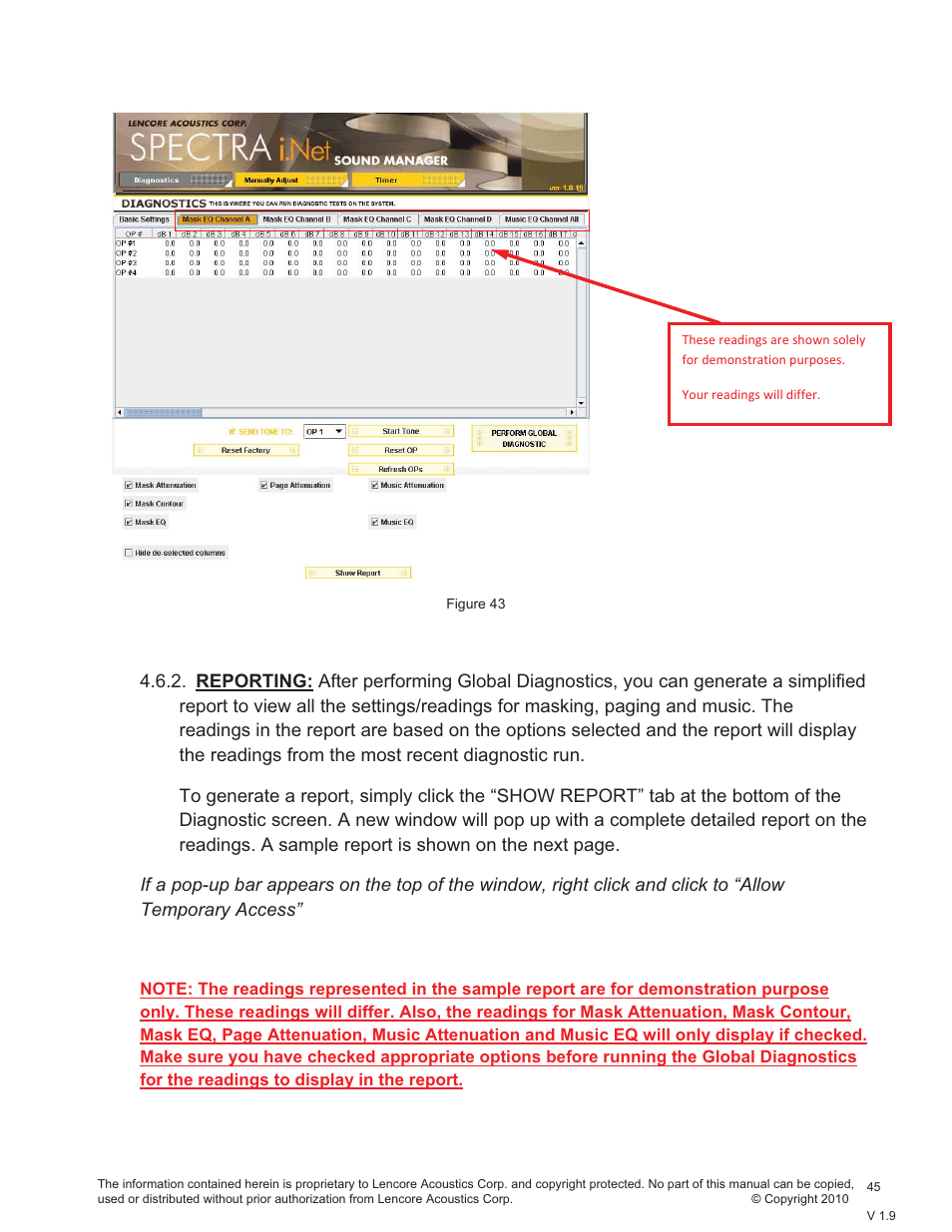 Lencore Spectra i.Net: Sound Manager User Manual | Page 48 / 55