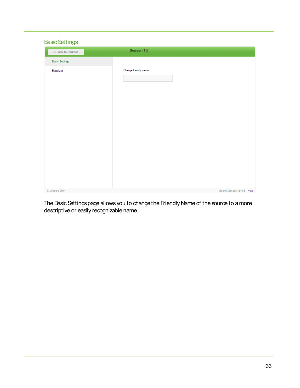 Lencore Spectra i.Net: Sound Manager 2.0 User Manual | Page 35 / 44