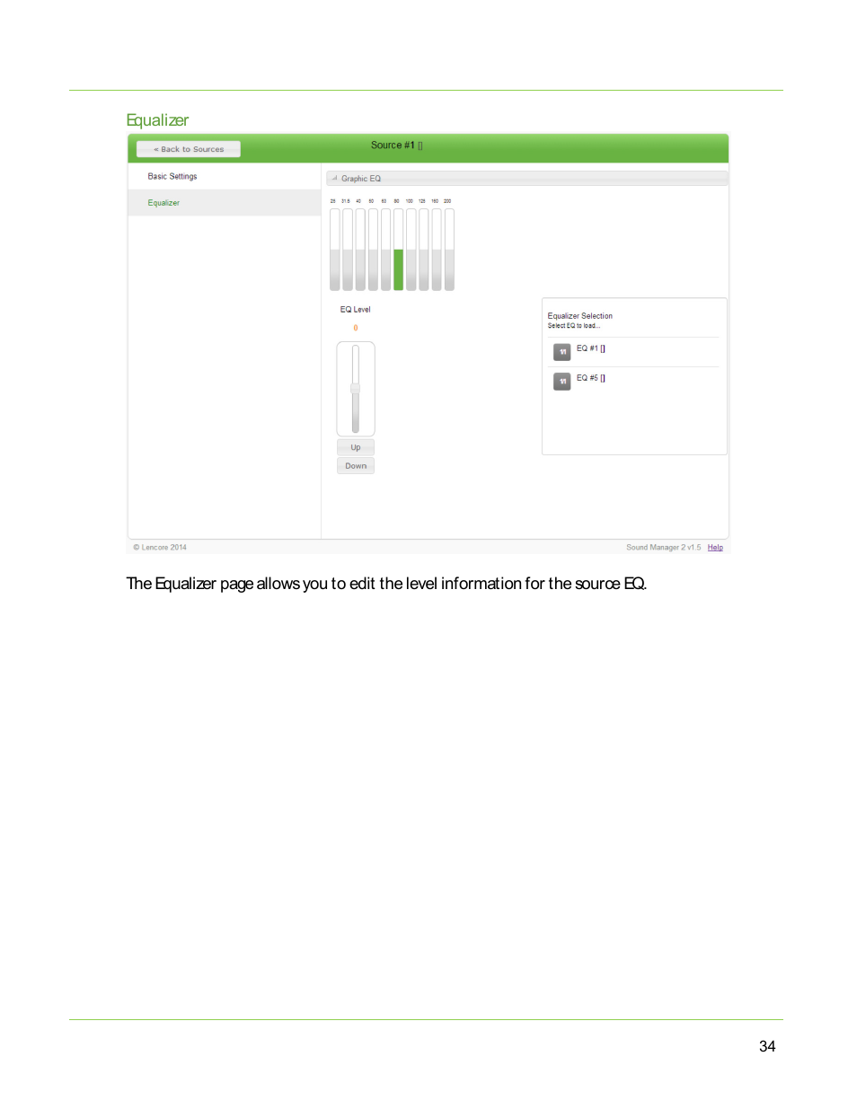 Lencore Spectra i.Net: Sound Manager 2.0 User Manual | Page 36 / 44