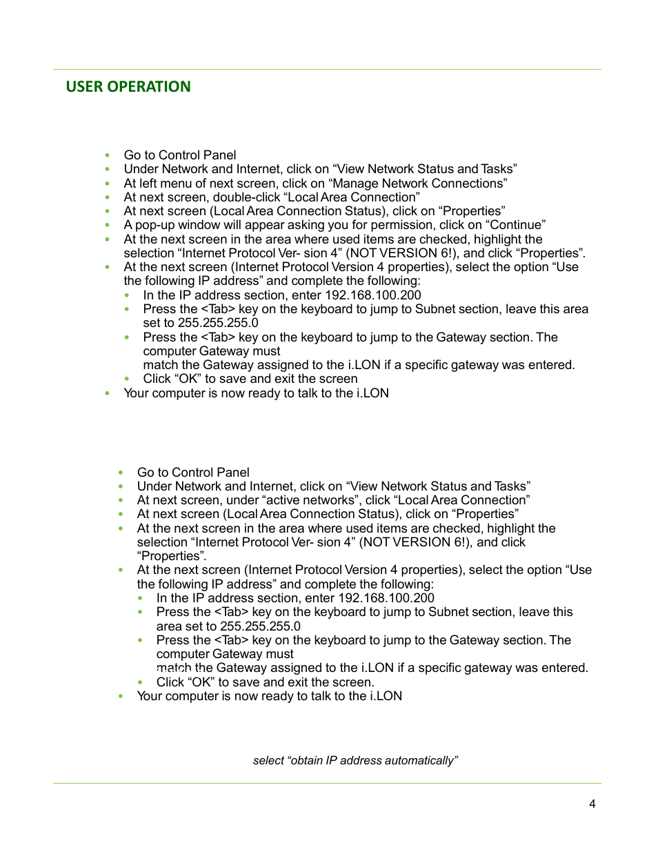 Windows vista, Windows 7/windows 8 user operation | Lencore Spectra i.Net: Sound Manager 2.0 User Manual | Page 6 / 44