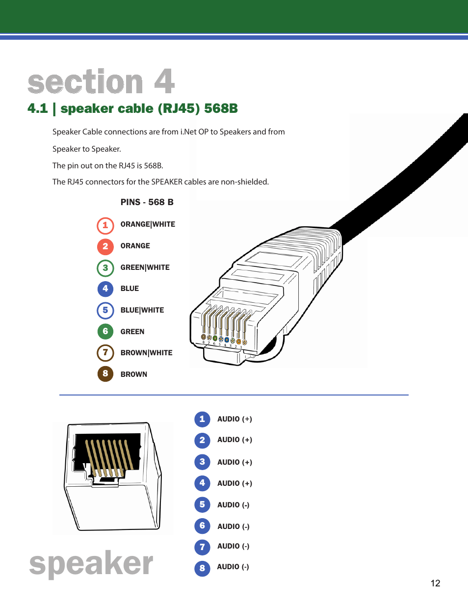 Speaker | Lencore Spectra i.Net: Installation and Operations Manual User Manual | Page 16 / 58