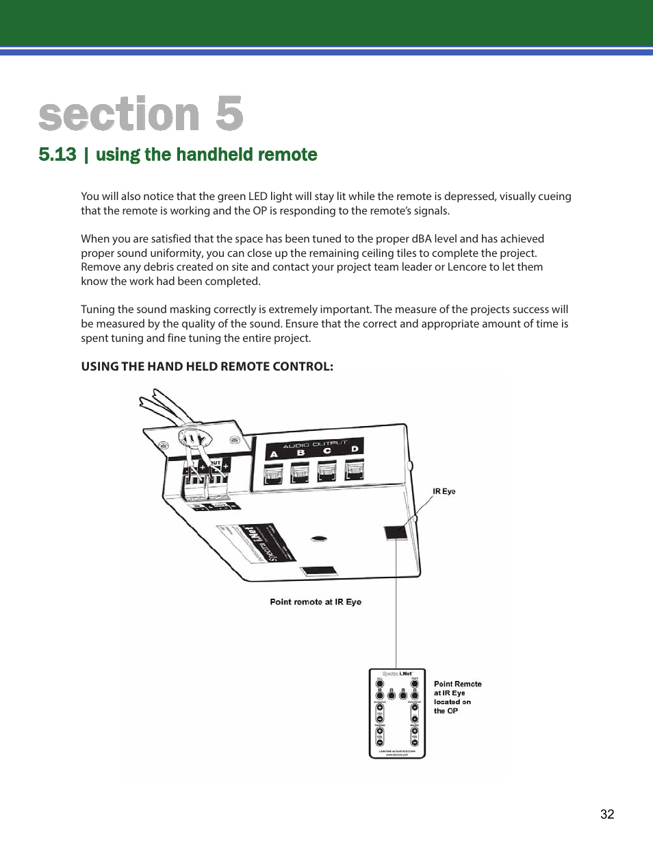 Lencore Spectra i.Net: Installation and Operations Manual User Manual | Page 36 / 58