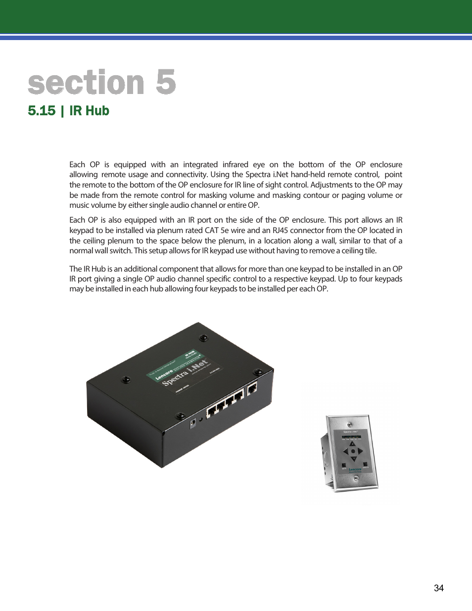 Lencore Spectra i.Net: Installation and Operations Manual User Manual | Page 38 / 58