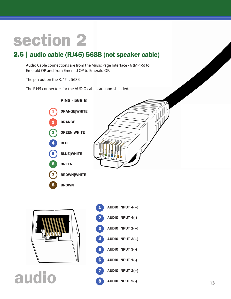 Audio | Lencore n.Form: Installation and Operations Manual User Manual | Page 16 / 35