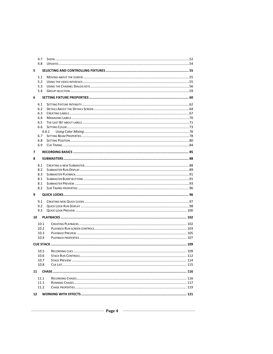 Xc users manual | Leprecon XC 350 User Manual | Page 4 / 144