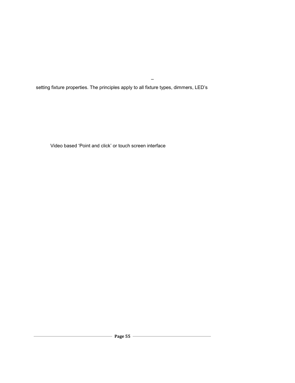 Selecting and controlling fixtures, Oving about the screen, Sing the video interface | 5 selecting and controlling fixtures, Xc users manual | Leprecon XC 350 User Manual | Page 55 / 144