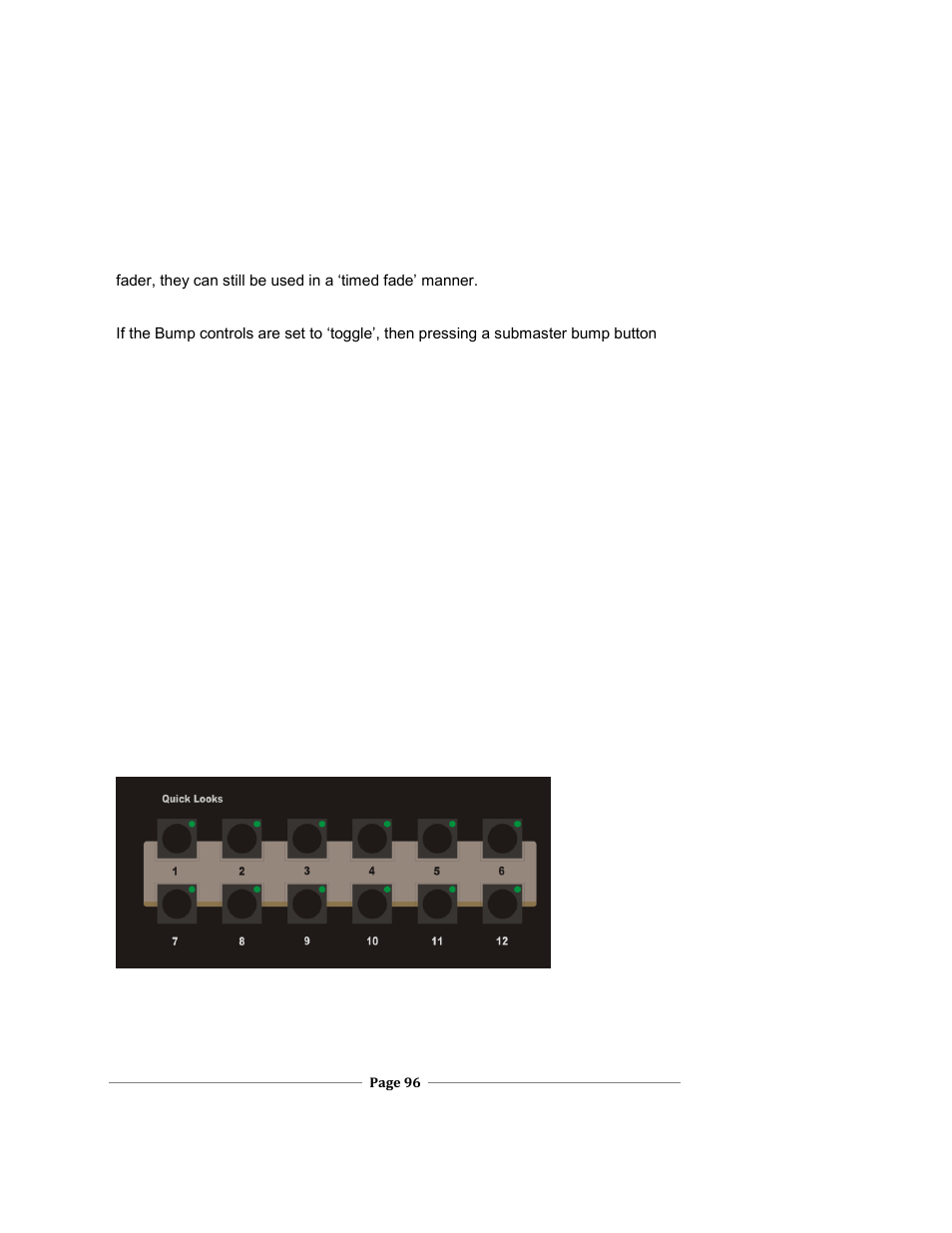 Iming properties, Quick looks, 9 quick looks | Xc users manual | Leprecon XC 350 User Manual | Page 96 / 144