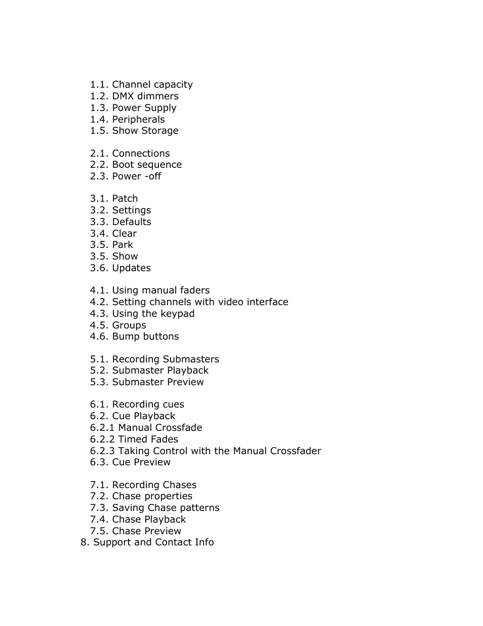 Leprecon LPC V1 Quick Start guide User Manual | Page 2 / 24