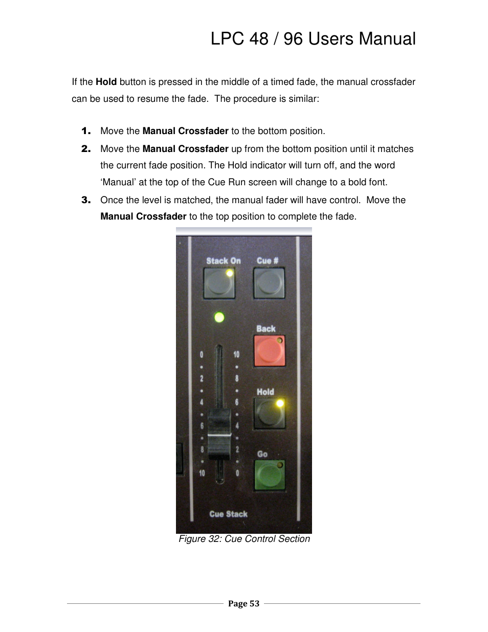 Lpc 48 / 96 users manual | Leprecon LPC V2 User's Manual User Manual | Page 53 / 122
