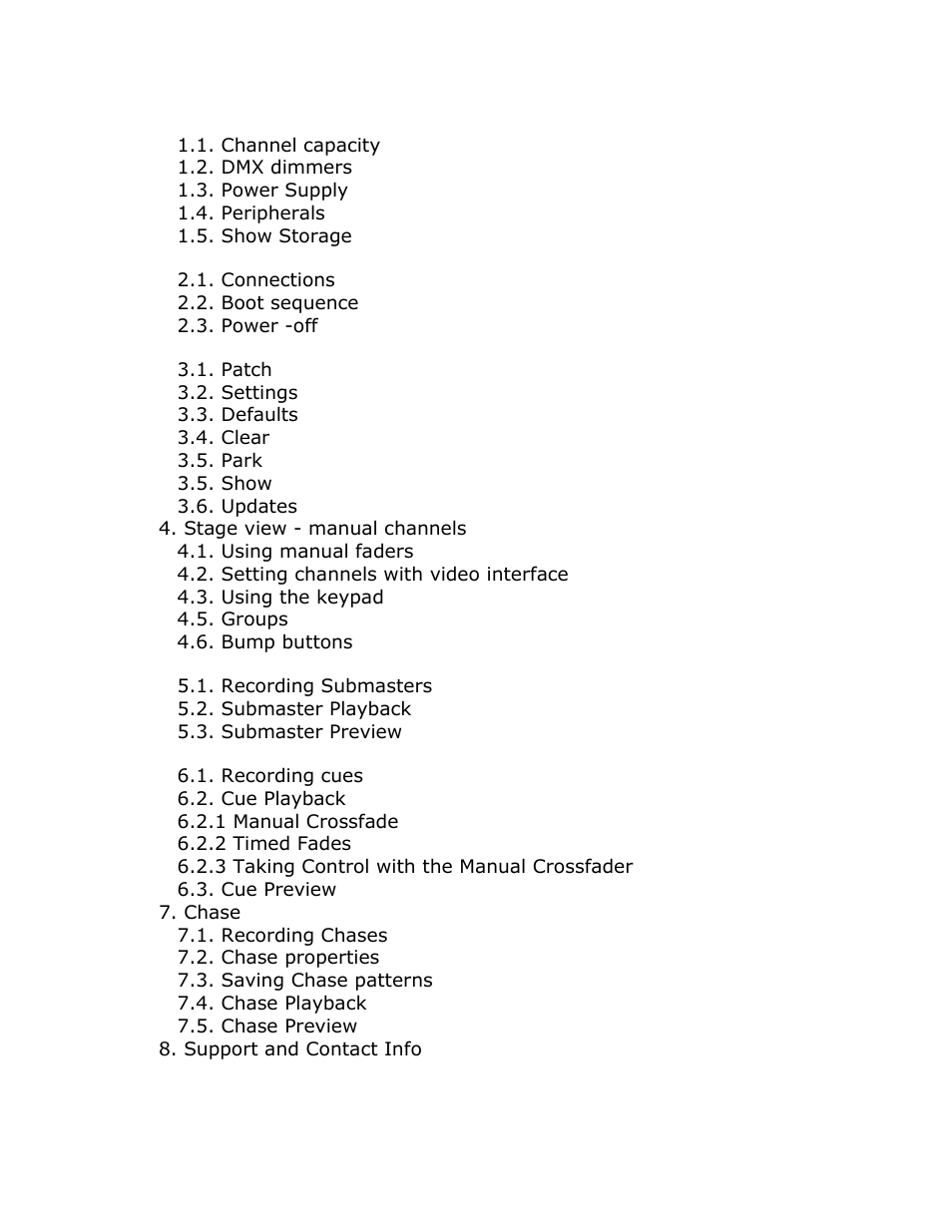 Leprecon LPC Quick Start guide RevF User Manual | Page 2 / 23