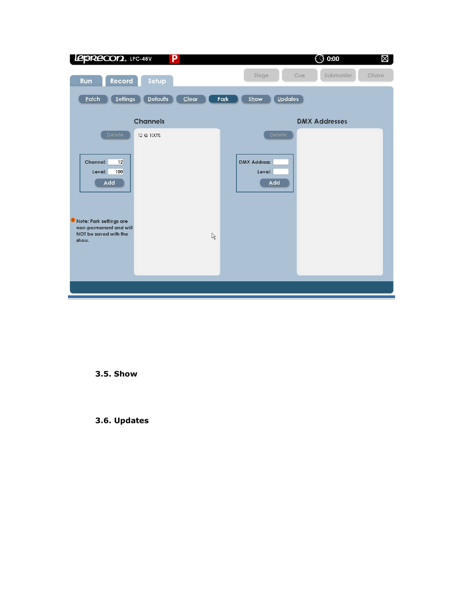 Leprecon LPC Quick Start guide RevF User Manual | Page 7 / 23