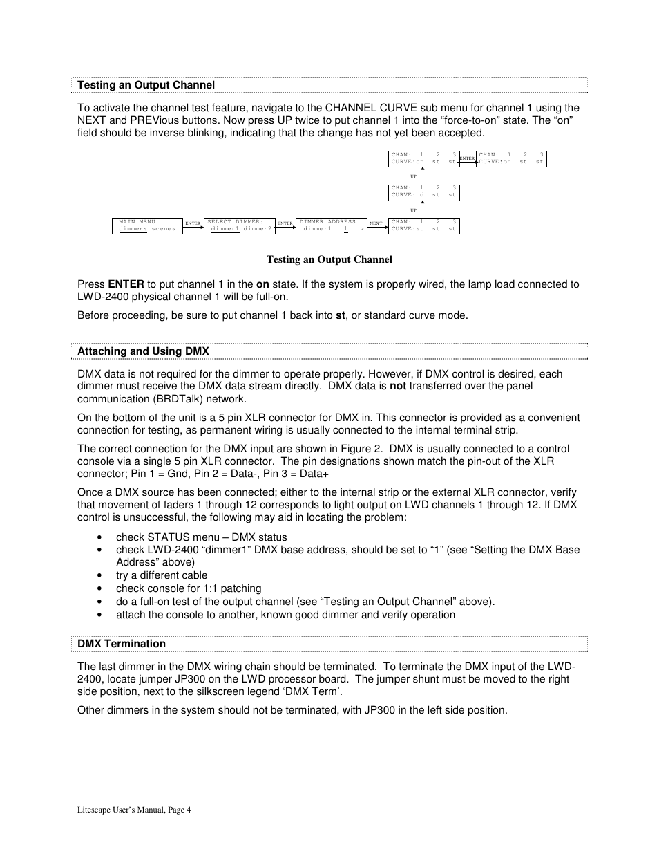 Leprecon Litescape dimmer User Manual | Page 20 / 79