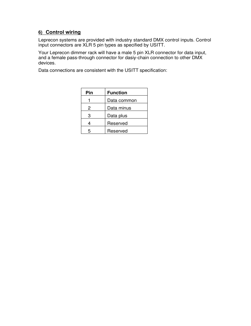 Leprecon VX Series permanent rack User Manual | Page 9 / 9