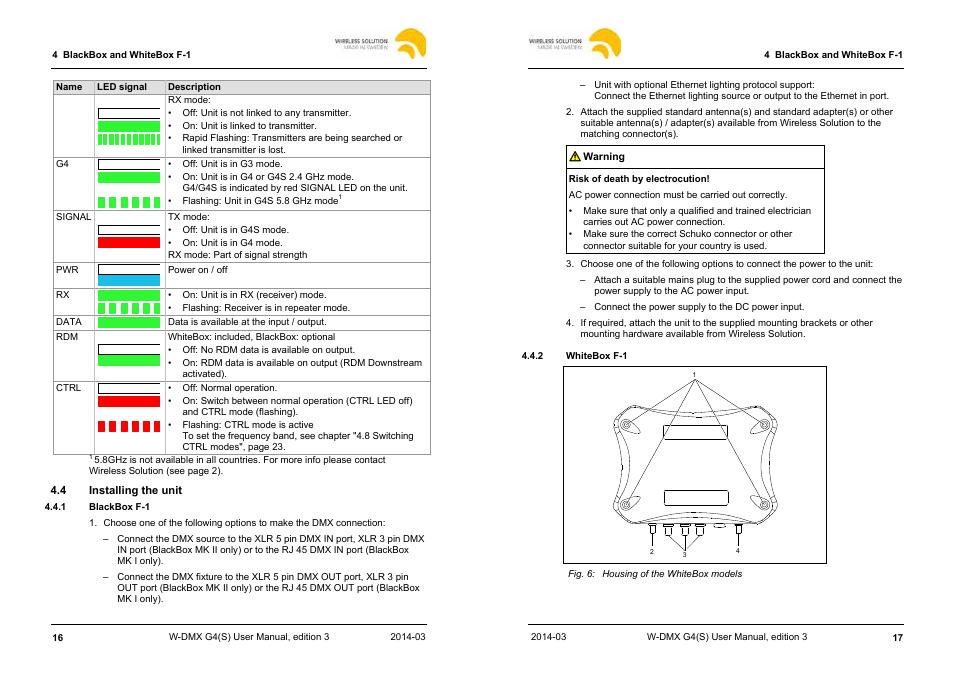 Leprecon W-DMX G4 MK I User Manual | Page 9 / 29