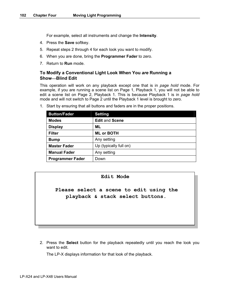 Leprecon LP-X24 Manual v3.2 User Manual | Page 106 / 228