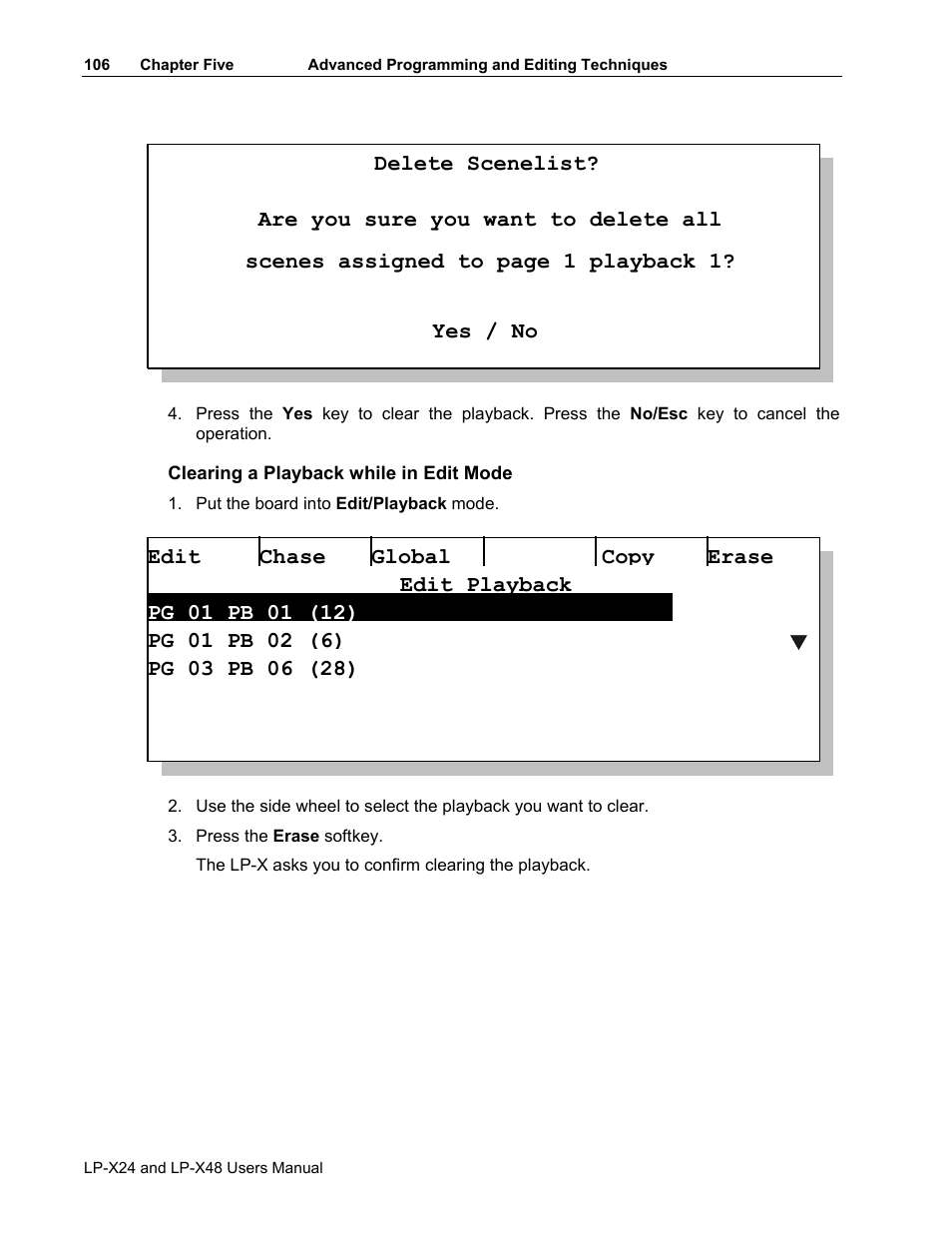 Leprecon LP-X24 Manual v3.2 User Manual | Page 110 / 228