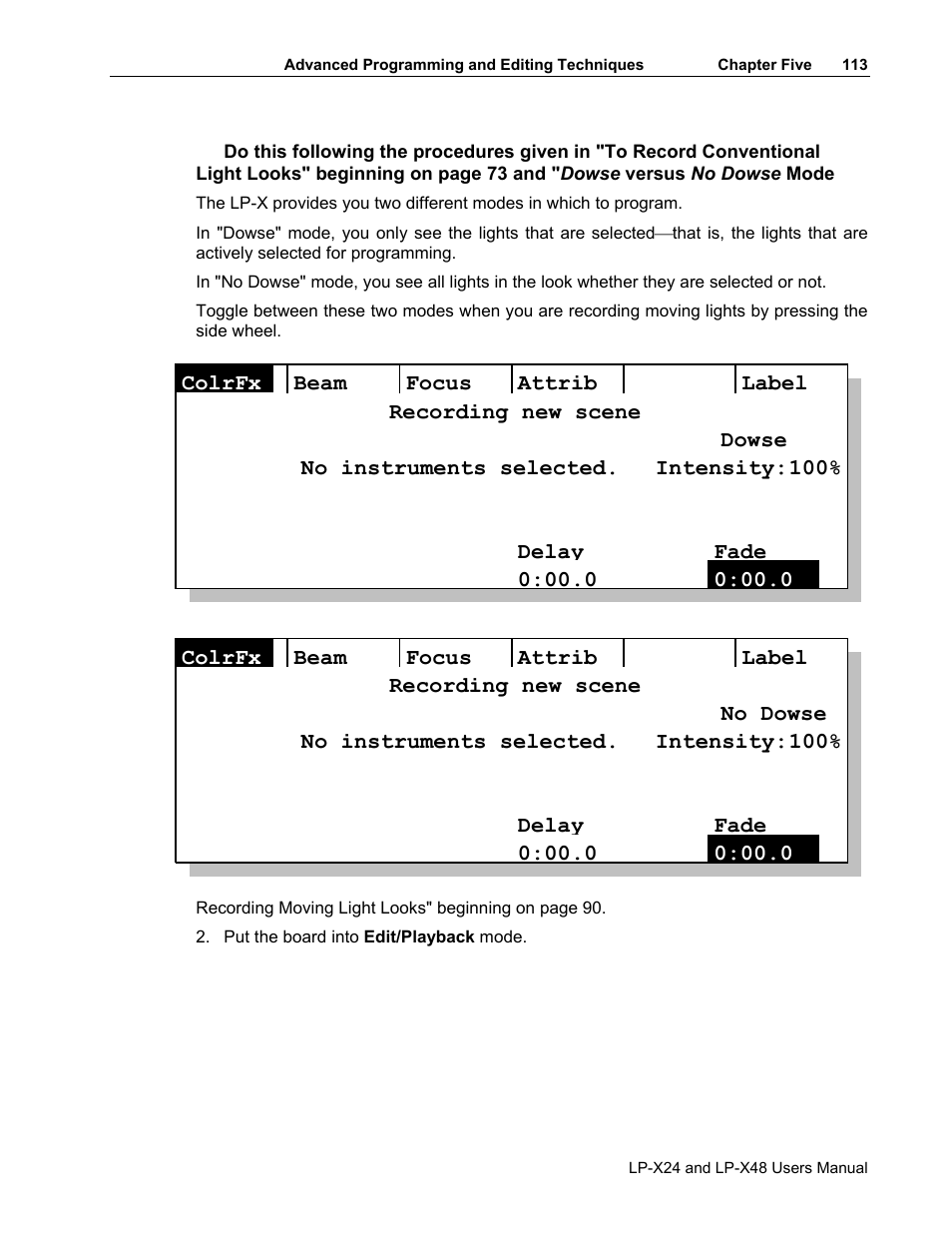 Leprecon LP-X24 Manual v3.2 User Manual | Page 117 / 228